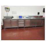 Stainless Steel Sink & Cabinet