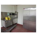 Stainless Steel Sink & Cabinets