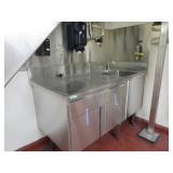 Stainless Steel Sink & Cabinet