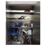 Stainless Steel Cabinet & Contents