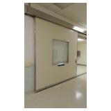 Automatic opening sliding door