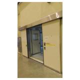 Automatic opening sliding door