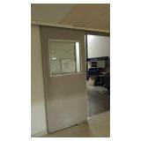 Automatic opening sliding door