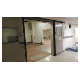 Automatic opening sliding door