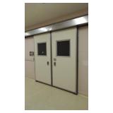 Automatic opening sliding door