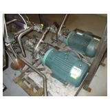 (2) 7.5 hp s/s centrifugal pump