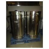 (3) S.S 30 Gal Vessels