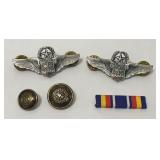 MILITARY PINS AND BUTTONS