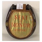 SEAT OF HONOR NOVELTY ASHTRAY