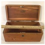 LANE CEDAR CHEST SMALL WOODEN BOX, NO KEY