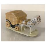 VINTAGE LUSTERWARE CARRIAGE ASHTRAY WINCHESTER,VA