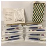 VINTAGE AAMCO ADVERTISING KEY CHAIN AND PENS