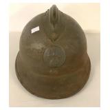 FRENCH WII MILTARY HELMET WITH LINER