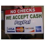 Accepted forms of payment!!!