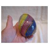 Vtg Swirl Adventurine Paper Weight 3&1/2"