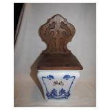 Antique Villeroy & Boch Sauz (Salt) Box