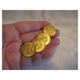 4 (1965) Jamacian Half Pennies