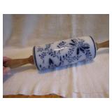 Antique Rolling Pin (Villeroy & Boch?) 14&1/2"