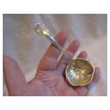 Ornate Vtg Sterling Silver Sauce Spoon by