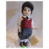 1985 HopeChest Heirloom Bisque Doll 10"