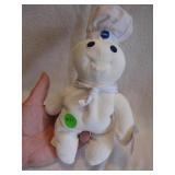 1997 Pillsbury DoughBoy BeanBag Doll 8&1/2"