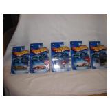 5 Hot Wheels New in Package 2004 Includes