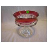 Vtg Kings Crown Compote 5&1/4" x 5"