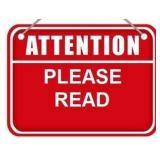 ALL BIDDERS MUST READ Lots 1a through 1o