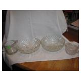 4 Pc Vintage Glass (see photo)