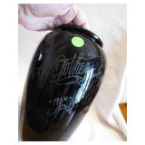 1934 Black Amethyst Vase 9"x6" From Motther 1934