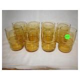Set of 8 Vintage Glasses 3&3/4"