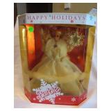 1989 Happy Holidays Barbie with Keepsake Tree