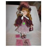 Paradise Galleries Doll (The Jumeau) 16" with COA