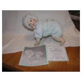 Ashton Drake Doll (Watch her Crawl) with COA 13"