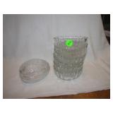 6 Vtg Fostoria Fairfax Bowls & Fostoria EggTrinket