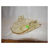 Vtg Depression Glass BonBon Candy Dish