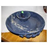 Pottery Chip & Dip (small chips) 13"x2&1/2"