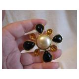 Pretty Brooch Pin Signed Joan Rivers