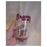 Budweiser Major League Baseball Braves Glass
