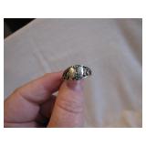 Ornate Vintage Sterling Silver Ring Size 9