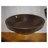 Vintage Laminated Wood Bowl 12&1/4" x 3&3/4"
