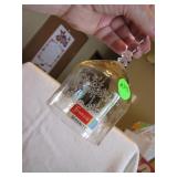 Vtg Fostoria Serenity Etched Crystal Bell 6"