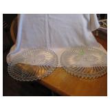 2 Vintage Matching Platters 12&3/4"