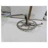 Vintage A.S. & Co Bicycle Crank & Chain Ring