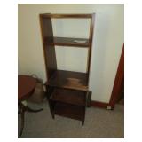 NO SHIPPING - 5 Shelf Unit (appears to be oak)