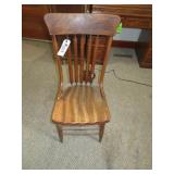 NO SHIPPING - Antique Oak Chair
