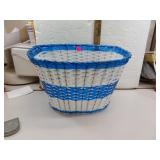 Unused Woven Bicycle Basket (12&1/2" x 9" x 8&1/4"