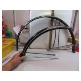 Vintage Bicycle Front & Rear Fender Set