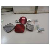 Lot of 4 Bicycle Reflectors & Mounts