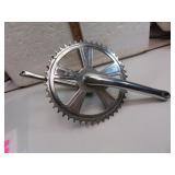 Vintage Schwinn Bicycle Crank & Chain Ring